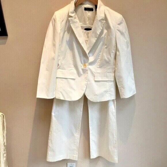 Lord and Taylor women's white suit